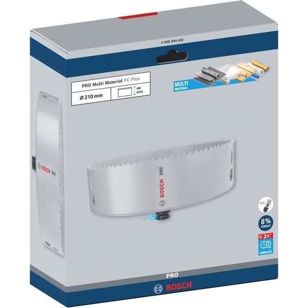 Bosch - Lochsäge PRO Multi Material PC Plus 2608594422 Lochsäge, 210 mm