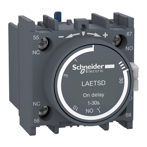 Schneider Electric - Hilfsschalterblock Einschaltverzögerungsblock LAETSD Easy TeSys 1NO+1NC