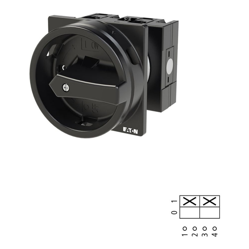 Eaton - Lasttrennschalter Hauptschalt/Not-Aus T3-1-102/EA/SVB-SW 2pol