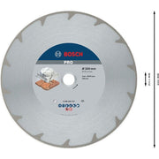 Bosch - Trenn-/Schleifscheibe Diamanttrennscheibe 2608602701 PRO Marble