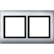 Merten - Abdeckrahmen Rahmen 2f.alu 400260 waage/senkrecht