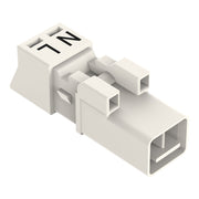 WAGO - Steckverbinder für steckbare Gebäudeinstallation Stecker 2-polig 890-232 weiß − 50 Stück