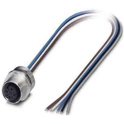 Phoenix Contact - Rundsteckverbinder, feldkonfektionierbar (Industriesteckverbinder) Einbaubuchse M12 SACC-E-M12FS5CON-PG9 Industrie -PG9/0,5