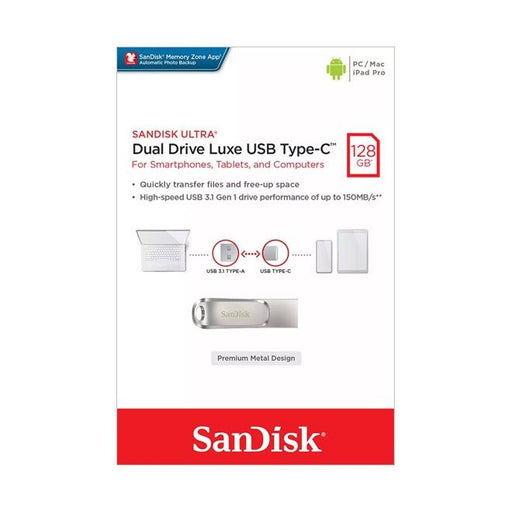 Sandisk - Speichermedium digital USB 3.1 OTG Stick 128GB SDDDC4-128G-G46 Sandisk,TypA-C