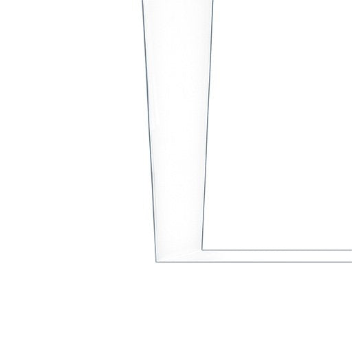 Zumtobel - Mechanisches Zubehör/Ersatzteile für Leuchten Eck-Kanal f.LED-Lichtlinie SLN2-C CL MRC L545WH weiß