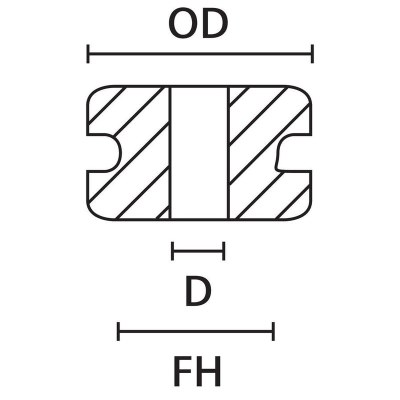 HellermannTyton - Durchführungstülle HV1607-PVC-GY-G1 − 250 Stück