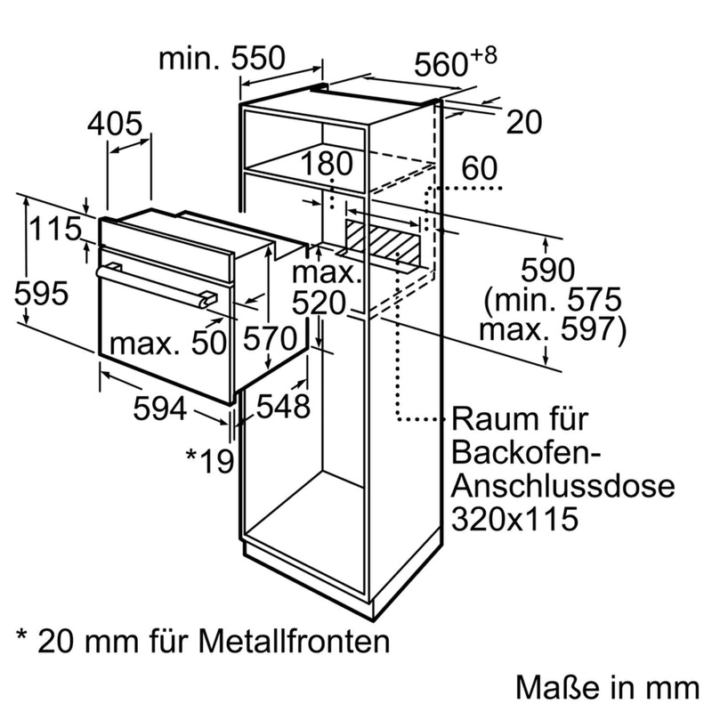 Siemens - Backofen EB-Backofen HB113FBS1 iQ100