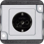 Merten - Steckdose SCHUKO-Steckdose MEG2300-7060 mattsilber