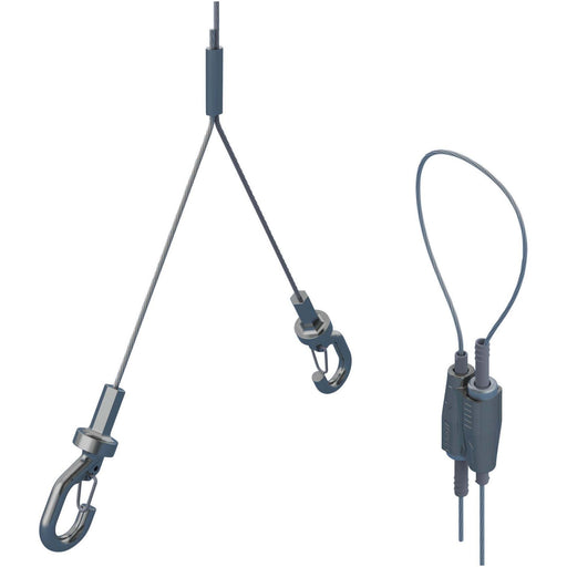 Erico - Drahtseilabhängung Stahlseilsystem SLK2YH500L2 D2mm, L2m − 10 Stück