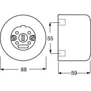 Busch-Jaeger - Perilex-Steckdose 2365 JW 25A