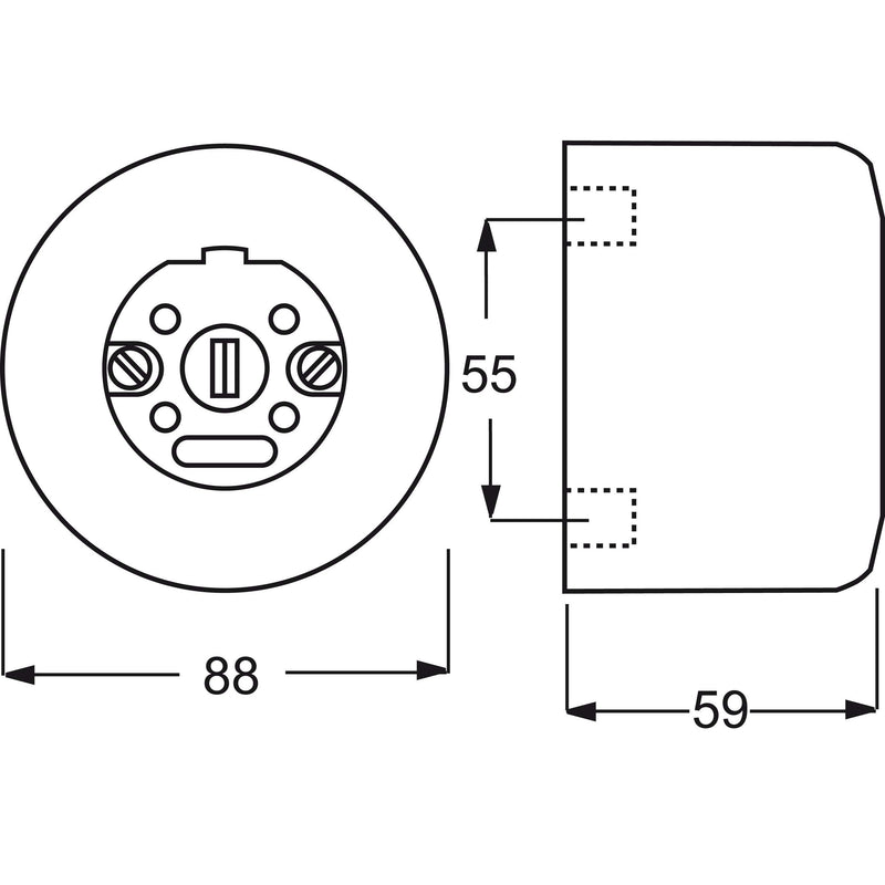 Busch-Jaeger - Perilex-Steckdose 2365 JW 25A
