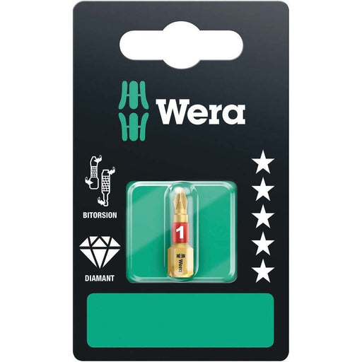 Wera - Bit Phillips-Recess Bit 073332 PH 1x25mm