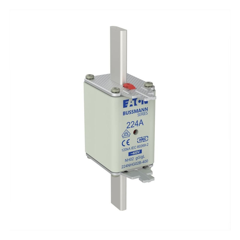 Eaton - Messersicherung Sicherungseinsatz Nieders. 224NHG02B-400 224A AC 400V 120kA − 3 Stück