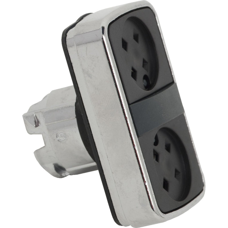 Schneider Electric - Frontelement für Drucktaster Doppeldrucktaster ZB4BA79 ohne Tastenschild