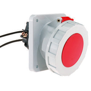 Bals Elektrotech - CEE-Anbausteckdose (IEC 60309) Anbausteckdose geneigt 63A 12052 4p 400V 6h IP67