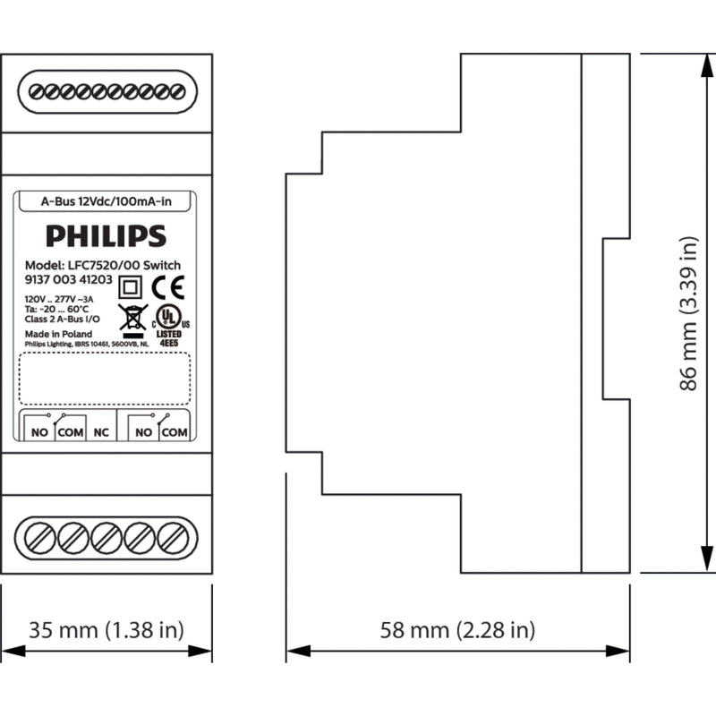 Philips Lighting - Lichtregelsystemkomponente Lichtregelsystemkomponente LFC7520 #94754000