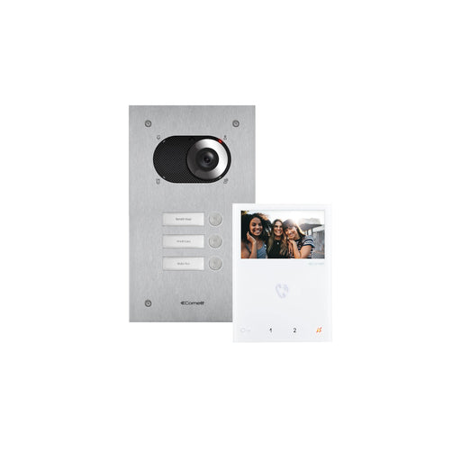 Comelit - Türsprech-Set Dreifamilienhauskit Switch KVS2003 1xMonitor Mini HF