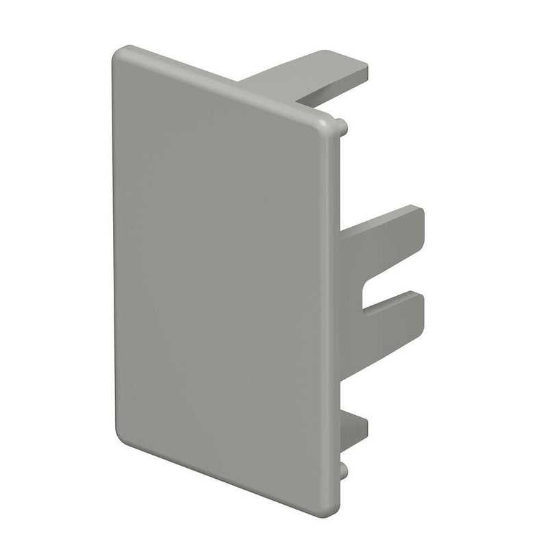 OBO Bettermann - Endstück für Leitungsführungskanal Endstück WDK HE30045GR 30x45mm, PVC − 10 Stück