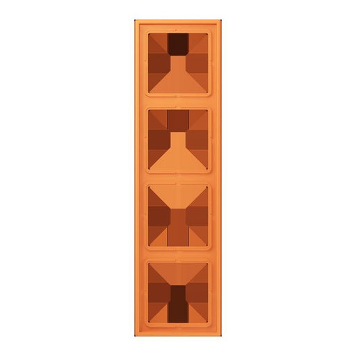 Jung - Abdeckrahmen Rahmen 4-fach LC 984 225 orange clair