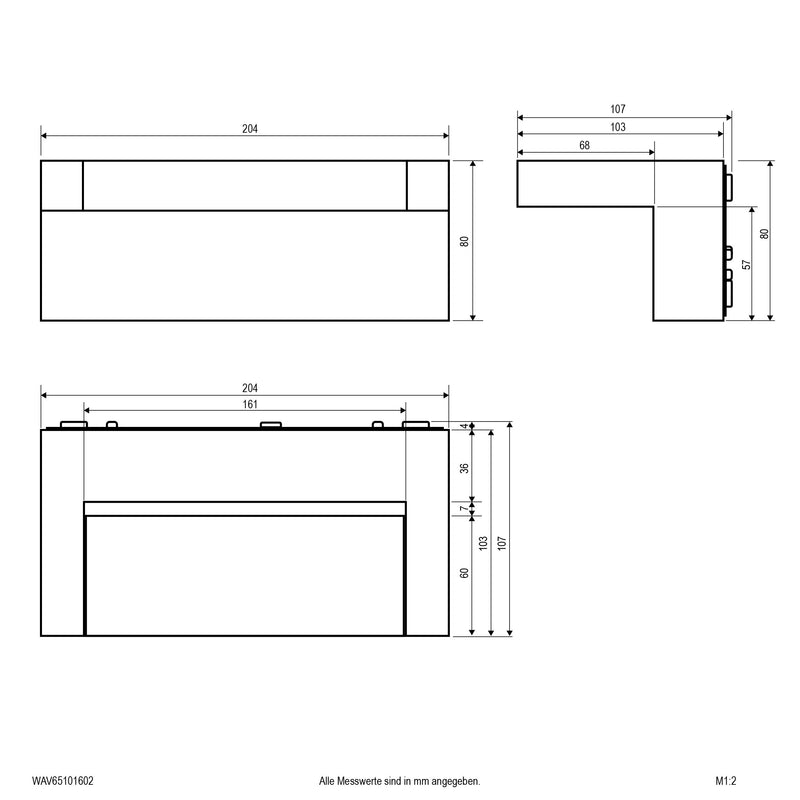 EVN Lichttechnik - Decken-/Wandleuchte LED-Wandleuchte WAV65101602 IP65