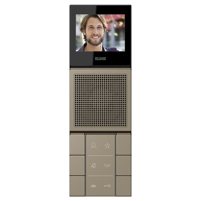 Jung - Innenstation für Türkommunikation SIB Video-Innenstation SI VI LC 627 242 LS 32141  − 1 Stück
