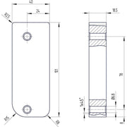 Schmersal - Positionsschalter mit Zuhaltung Sicherheitszuhaltung AZM300Z-I2-ST-1P2P − 1 Stück
