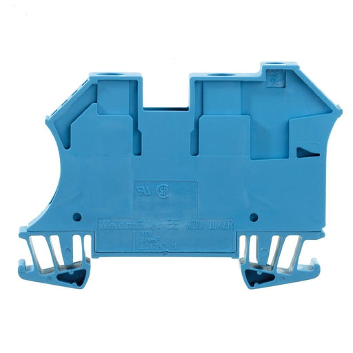 Weidmüller - Durchgangs-Reihenklemme Klemme WDU 10/ZR BL Schraubanschl.,10mm² − 50 Stück
