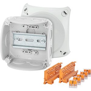 Hensel - Dose, Gehäuse für Montage auf der Wand/Decke Kabelabzweigkasten DK 0404 W 1,5-4 qmm 3phasig − 1 Stück by Hensel
