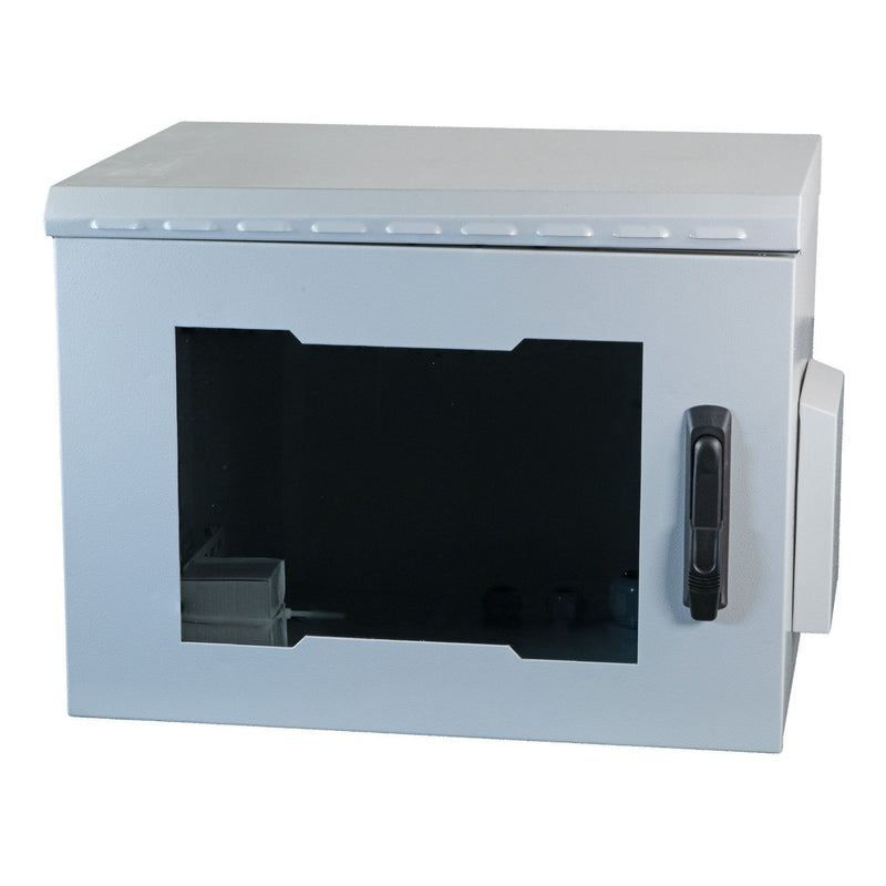 EFB-Elektronik - Netzwerkgehäuse Wandgehäuse 12HE 691712IP55.1G 19Zoll IP55 T:450mm