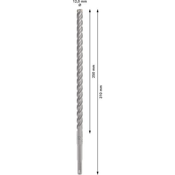 Bosch - Bohrer PRO SDS plus-5X 2608833810 Hammerbohrer 12 x