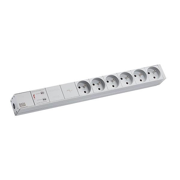 Bachmann - Power distribution unit (PDU) 19Zoll Steckdosenleiste 6f 333.4063 1HE, m.Übersp.Schutz
