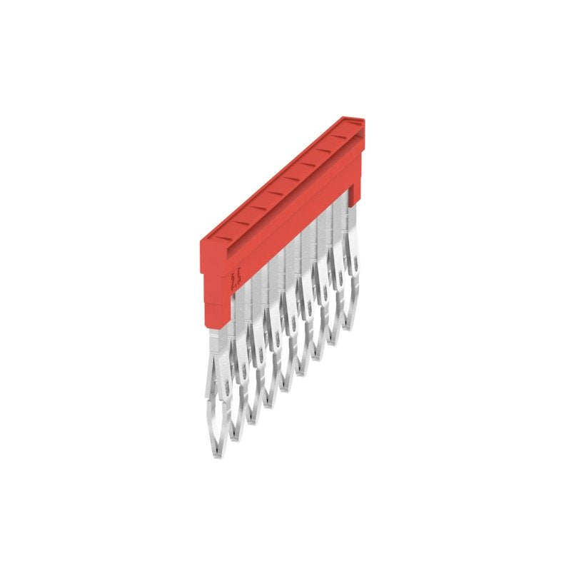 Weidmüller - Querverbinder/Brücker für Reihenklemme Querverbinder ZQV 1.5N/9 RD gesteckt − 20 Stück