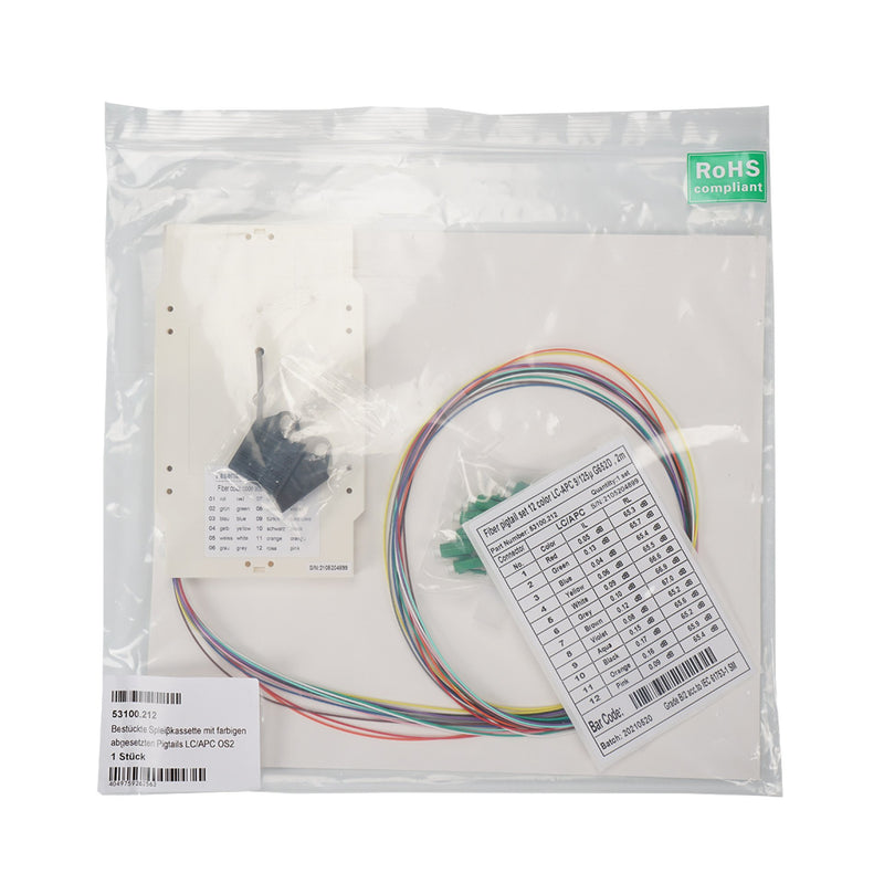 EFB-Elektronik - LWL-Pigtail Bestückte Spleißkassette 53.100.212