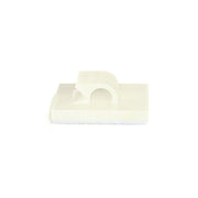 HellermannTyton - Befestigungsschelle für Kabel/Rohre Klebesockel RB5 PA66 BK 50 19x19mm − 50 Stück