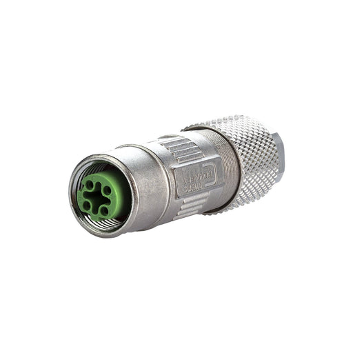 Metz Connect - Rundsteckverbinder, feldkonfektionierbar (Industriesteckverbinder) M12 Buchse feldkonfektio. MMF881A115 D-kodiert − 10 Stück