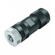 Pepperl+Fuchs Fabrik - Rundsteckverbinder, feldkonfektionierbar (Industriesteckverbinder) Kabeldose V15L-G-BK konfektionierbar − 1 Stück