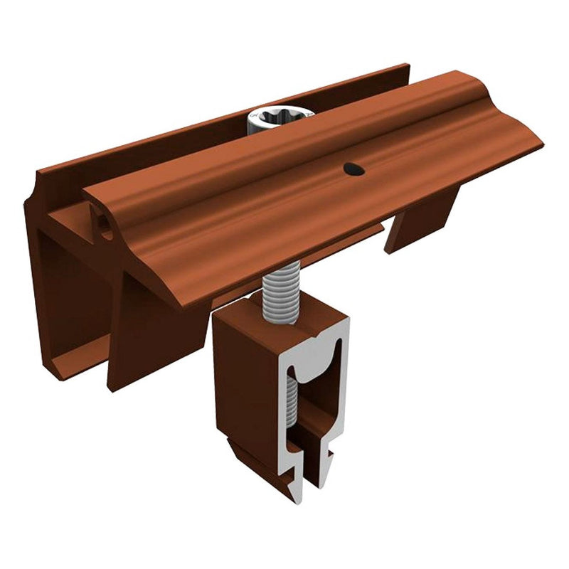 SL Rack - Photovoltaik-Montagesystem Endklemme Vario o. Erdung 97112-00 Farbe nach Wunsch