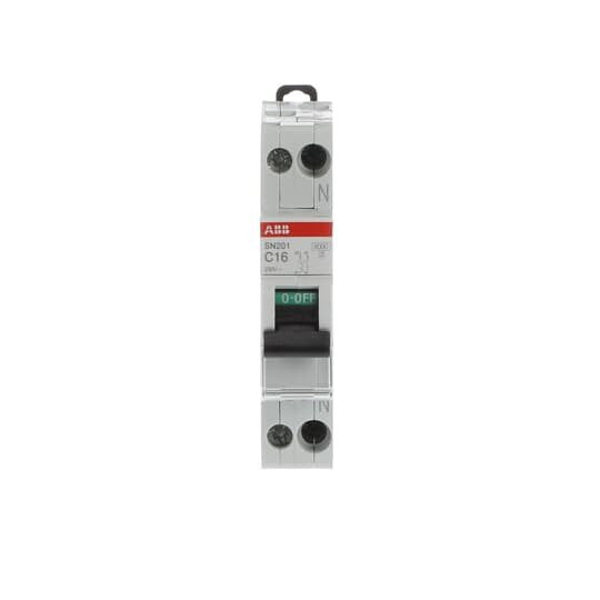 ABB Stotz S&J - Leitungsschutzschalter SN201-C16 C 16A 1-pol.+N