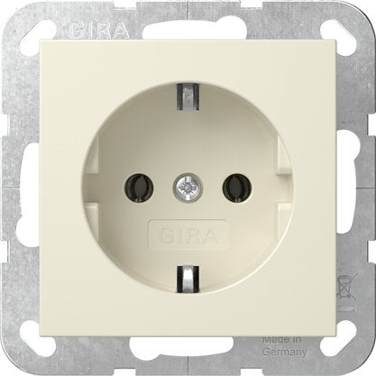 Gira - Steckdose o.Kr. 446601 Cremeweiß