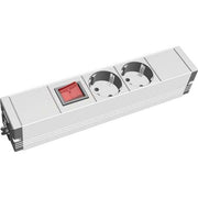 Bachmann - Mehrfachsteckdose Steckdosenleiste 509.003 2xSchutzk.1HE
