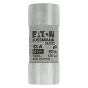 Eaton - Zylindrische Sicherung Sicherungseinsatz Nieders. CYLINDRICA#C22G63 63A AC 690V 80kA − 10 Stück