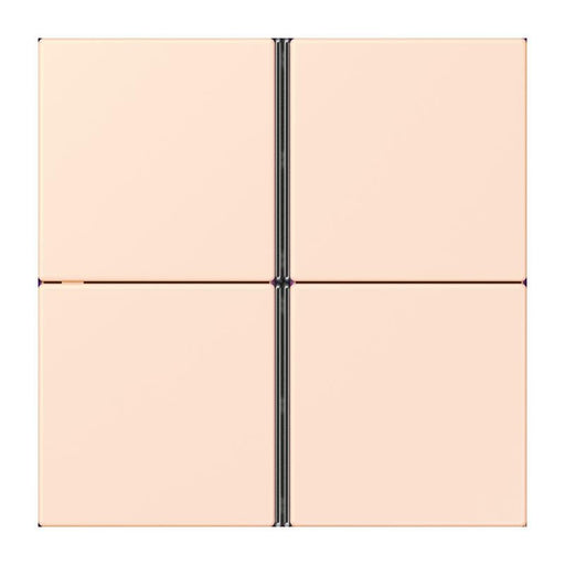 Jung - Abdeckung/Bedienelement für Installationsschalterprogramme Tastensatz 4fach LC 404 TSA 226 orange pale
