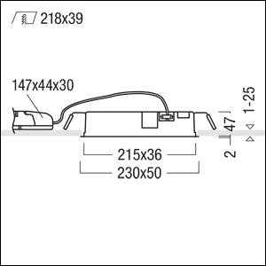 Zumtobel Group - Decken - /Wandleuchte LED - Einbauleuchte SUI DF6 #60210989 4000K