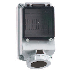 Bals Elektrotech - CEE-Steckdose abschaltbar, abgesichert (IEC 60309) Wandsteckdose abgesichert 15174 32A 4p 500V 7h IP67