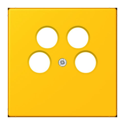 Jung - Einsatz/Abdeckung für Kommunikationstechnik Abdeckung für SAT-TV LC 990-4 SAT2 263 le jaune vif (4320W)