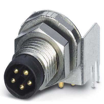 Phoenix Contact - Rundsteckverbinder, feldkonfektionierbar (Industriesteckverbinder) Einbausteckverbinder SACC-DSI-M8M#1424240 − 20 Stück