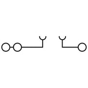 Phoenix Contact - Trenn- und Messtrenn-Reihenklemme Trennklemme PTC 2,5-TWIN-TG − 50 Stück