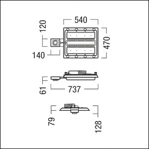 Zumtobel Group - Hallen - Reflektorleuchte LED - Hallenleuchte CR2 M17k #42189829 840, ws
