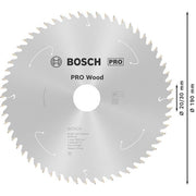 Bosch - Kreissägeblatt PRO Wood cordless 2608837711 Kreissägeblatt 190 x