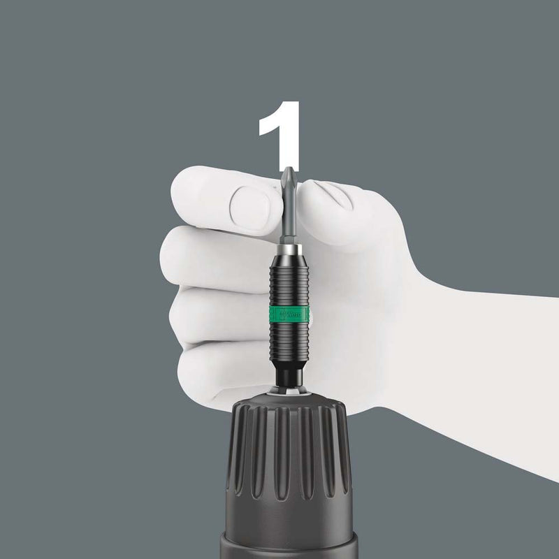 Wera - Bithalter Universalhalter 053923 1/4"x75mmx1/4"